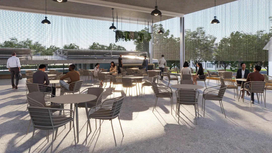 Roof Top Garden Still_Upper Outdoor Cafe_4K